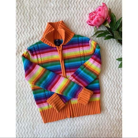 Gap Kids Colorful Sweater Size 8 - Picture 1 of 5